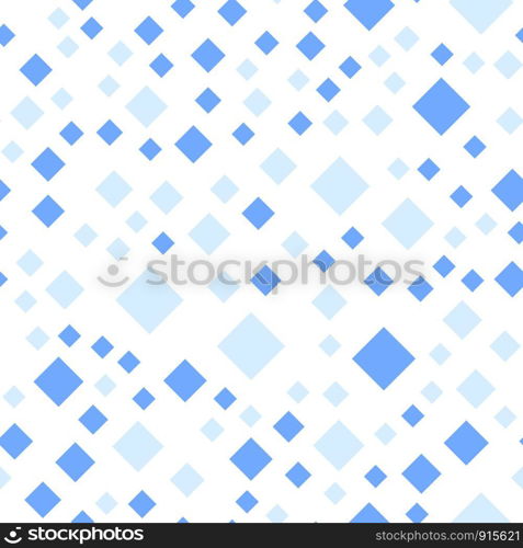 Seamless pattern background. Modern abstract and Classical antique concept. Geometric creative design stylish theme. Illustration vector. Blue tone color. Rectangle square shape