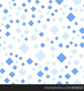 Seamless pattern background. Modern abstract and Classical antique concept. Geometric creative design stylish theme. Illustration vector. Blue tone color. Rectangle square shape