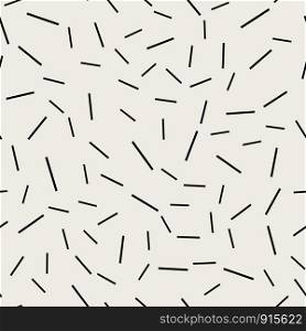 Seamless pattern background. Modern abstract and Classical antique concept. Geometric creative design stylish theme. Illustration vector. Black and white color. Thin line straight shape