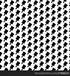 Seamless pattern background of adjustable wrench on white
