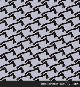 Seamless pattern background of axe on white