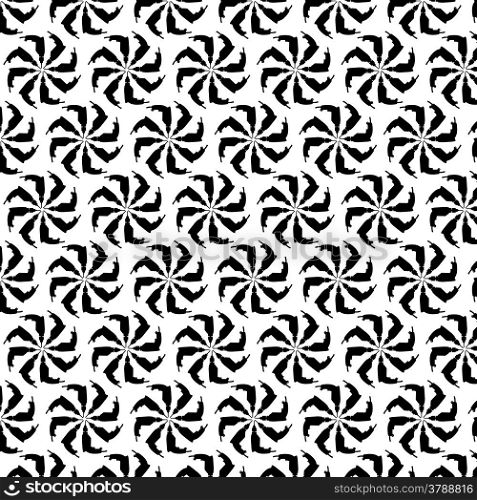 Seamless pattern background of drill on white