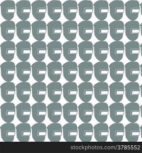 Seamless pattern background of electrical tape on white baclground