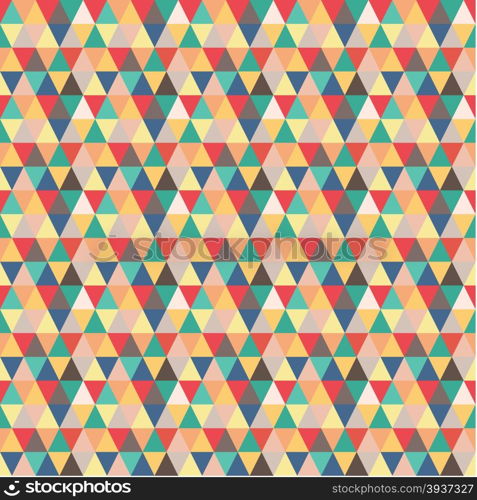 Seamless pattern based on geometric shapes. Vector.