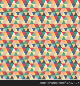 Seamless pattern based on geometric shapes. Vector.
