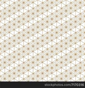 Seamless pattern based on Kumiko ornaments in black and white. Seamless pattern based Japanese Kumiko ornament