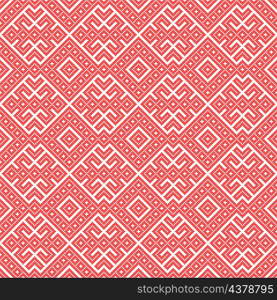 Seamless pattern based on traditional Russian and slavic ornament made by lines. Seamless pattern based on traditional Russian and slavic ornament