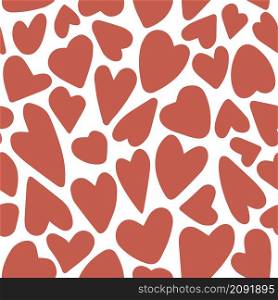 Seamless pattern cartoon Valentine&rsquo;s day hand drawn hearts that easy and fun to create a beautiful design stuff perfect for Valentines Day greeting cards, wedding invites.. Seamless pattern cartoon hand drawn hearts perfect for Valentines Day greeting cards, wedding invites.
