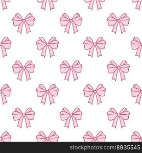 Seamless pattern, colorful bows. Festive background for greetings. Flat style. Vector illustration. Seamless pattern, colorful bows. Festive background for greetings. Flat style. Vector illustration.