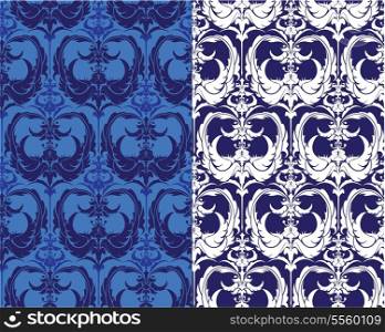 Seamless pattern - damask ornamental background