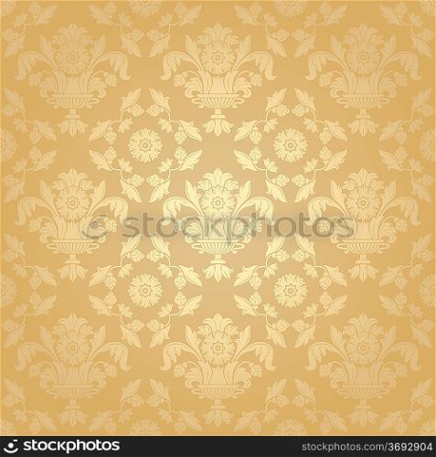 Seamless pattern, floral background