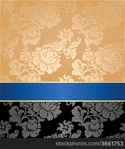 Seamless pattern, floral, decorative background