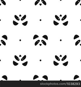 Seamless pattern for children with panda. Pastel colors. For printing on paper and fabric. Vector illustration. Seamless pattern for children