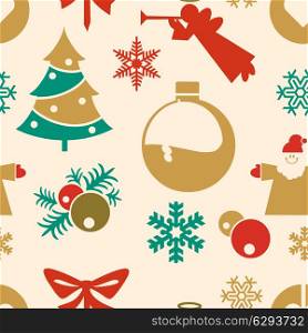 Seamless pattern for Christmas.