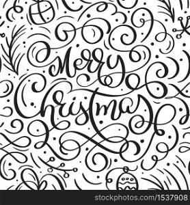 Seamless pattern for Christmas with flourish vector xmas elements of calligraphy. Beautiful background for a luxurious gift wrapping paper, t-shirts, greeting cards.. Seamless pattern for Christmas with flourish vector xmas elements of calligraphy. Beautiful background for a luxurious gift wrapping paper, t-shirts, greeting cards