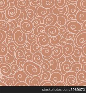 Seamless pattern from circles, spirals