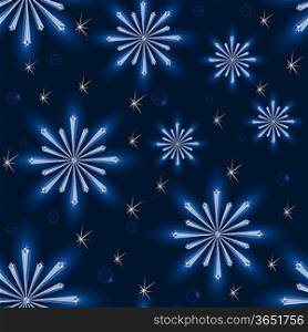 Seamless pattern from snowflakes.Clipping Mask.EPS10.This file contains transparency.(can be repeated and scaled in any size)