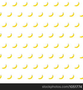 Seamless pattern from the fruit banana. Vector illustration. Seamless pattern from the fruit banana