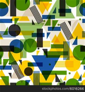 Seamless pattern in abstract geometric style. Design for wallpaper, background, textile printing.