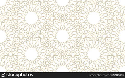 Seamless pattern in authentic arabian style. Vector illustration. Seamless pattern background in authentic arabian style.