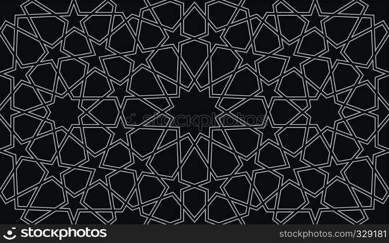 Seamless pattern in authentic arabian style. Vector illustration. Seamless pattern in authentic arabian style