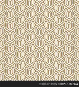 Seamless pattern in brown color.Average and thick lines.. Seamless geometric pattern in brown geometric lines