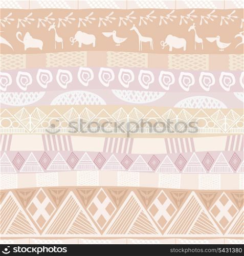 Seamless pattern in ethnic style