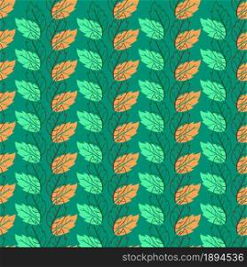 seamless pattern leaves natural background