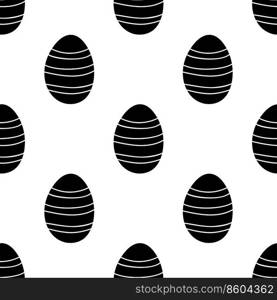 Seamless pattern made from hand drawn Easter eggs illustration. Isolated on a white background.. Seamless pattern made from hand drawn Easter eggs illustration. Isolated on white background.