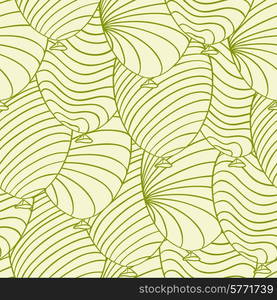 Seamless pattern of hand drawn balloons, vector.