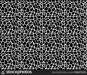 Seamless pattern of leather of giraffe, illustration