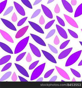 seamless pattern of purple leaves on a white background. seamless pattern of purple leaves