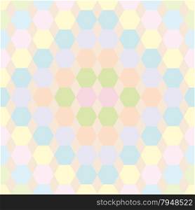 Seamless pattern of simple, connected in a pattern of hexagons