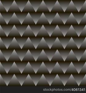 Seamless pattern of triangles with gradient, 3D depth effect, vector for print or website design. Seamless pattern of triangles with gradient