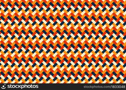 Seamless pattern rectangles weave background and texture. Vector illustration