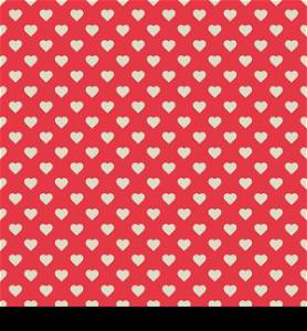 Seamless pattern red with hearts
