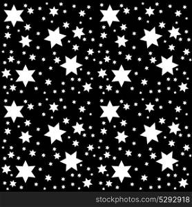 Seamless Pattern Space. Starry Sky with the Moon. Vector Illustration.. Space. Starry Sky with the Moon. Vector Illustration.
