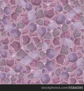 Seamless pattern - Stones Background in blue and purple colors. Ready to use as swatch