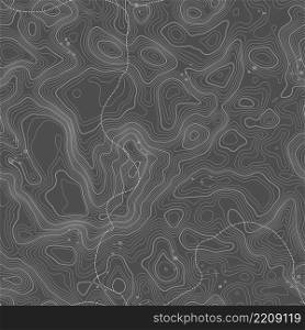 Seamless pattern. Topographic map background with space for copy Seamless texture. geographic grid abstract vector illustration . Mountain hiking trail terrain .. Seamless pattern. Topographic map background with space for copy Seamless texture. Line topography map contour background , geographic grid . Mountain hiking trail over terrain .
