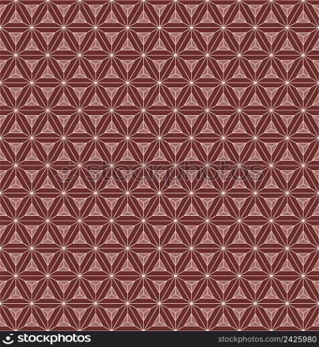 Seamless pattern triangular chocolate bar, vector chocolate pattern of triangles, embossing ornament