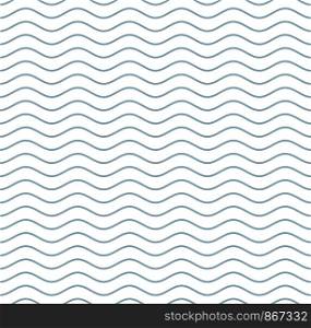 Seamless Pattern Wave Curly Zig Zag Lines Illustration Design. Vector EPS 10.