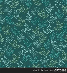 Seamless pattern with abstract leaves.