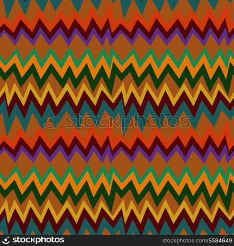 Seamless pattern with Aztec elements