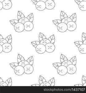 Seamless pattern with blueberries icon on white background. Summer fruits for healthy lifestyle. Organic fruit. Cartoon style. Vector illustration for any design. Seamless pattern with blueberries icon on white background. Summer fruits for healthy lifestyle. Organic fruit. Cartoon style. Vector illustration for any design.