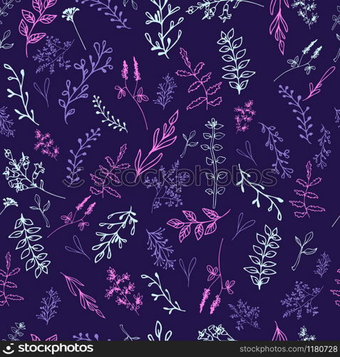 Seamless pattern with bright element.