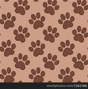 Seamless pattern with cat&rsquo;s and dog&rsquo;s paw for your creativity. Seamless pattern with cat&rsquo;s and dog&rsquo;s paw