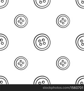 Seamless pattern with clothing buttons. Vector illustration in doodle style on white background. Seamless pattern with clothing buttons. Vector illustration