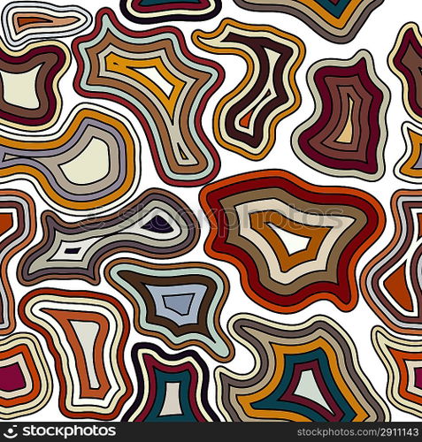 Seamless pattern with colored elements