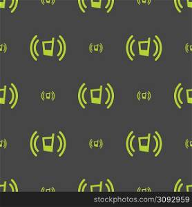 Seamless pattern with colored mobile phones vector background. Seamless mobile phones pattern