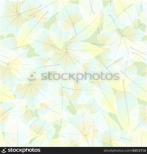 Seamless pattern with colorful autumn leaves. plus EPS10 vector file. Colorful autumn leaves. plus EPS10